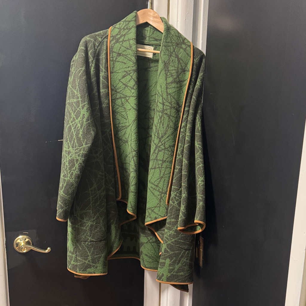 Laurie Jacobi Saami Pine Needles Wool Coat